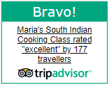 Maria's South Indian Cooking Class