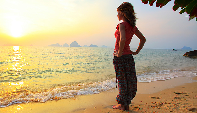 Girl at Beach