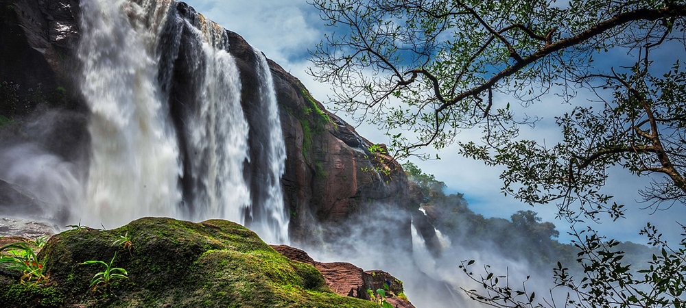 The majestic waterfalls of Athirapally