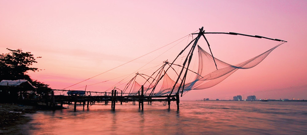 Chinese fishing nets in Cochin