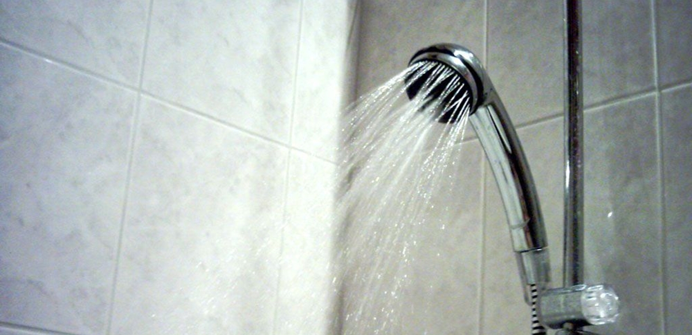 Wasting water from the shower