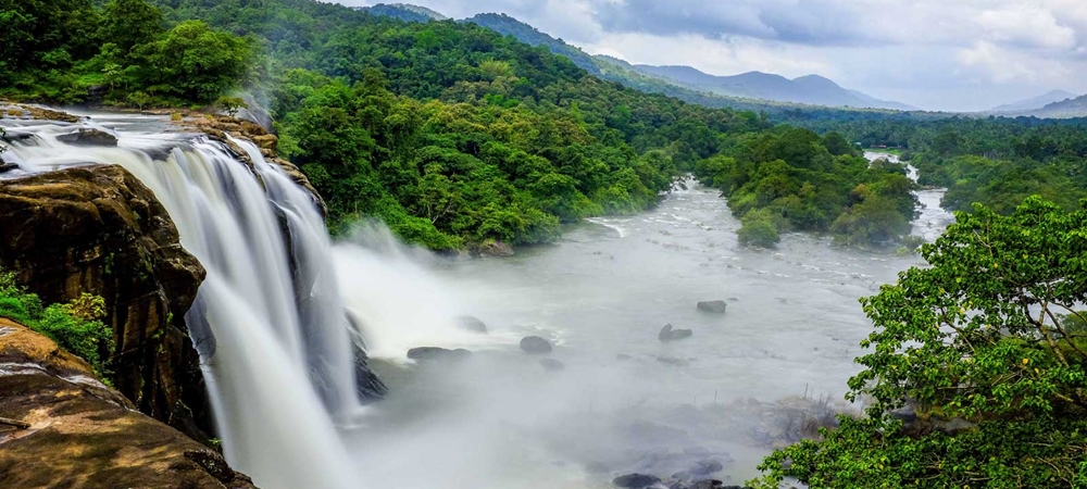 The waterfalls of Athirapally in their full glory