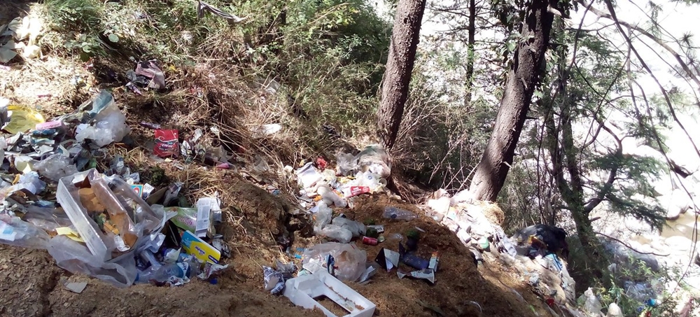 Lots of litter on the hills