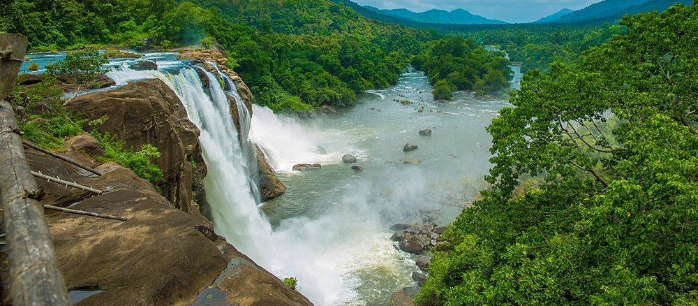 Athirapally falls in full glory