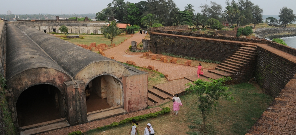 A panoramic view of Kannur Fort