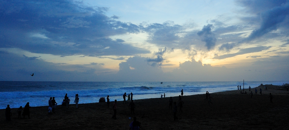 Shanghumugham Beach post sunset