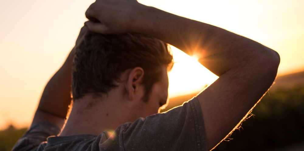 Man feeling dizzy and weird