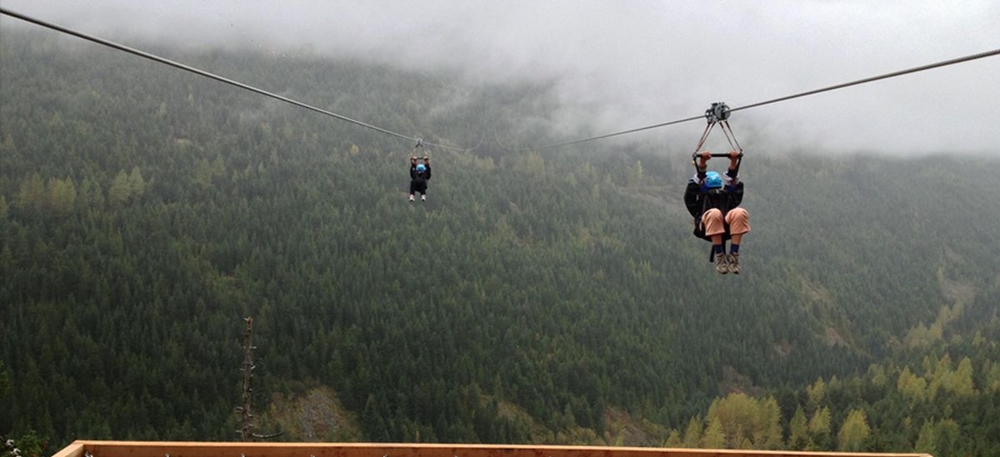 Zip Lining at Jatayu Earth Center