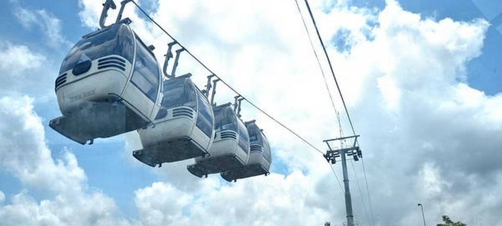 Cable car to reach Jatayu Earth Center