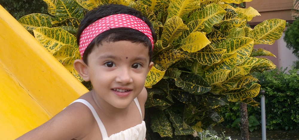 A little Kerala girl