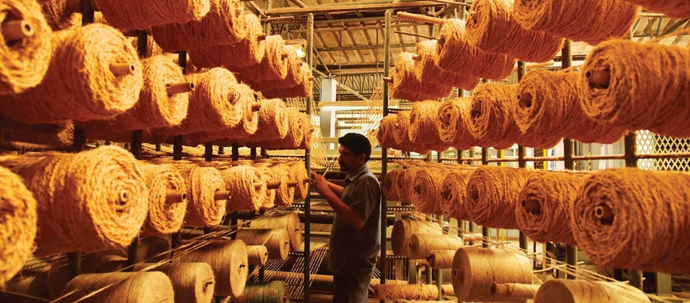Coir factory in Kerala