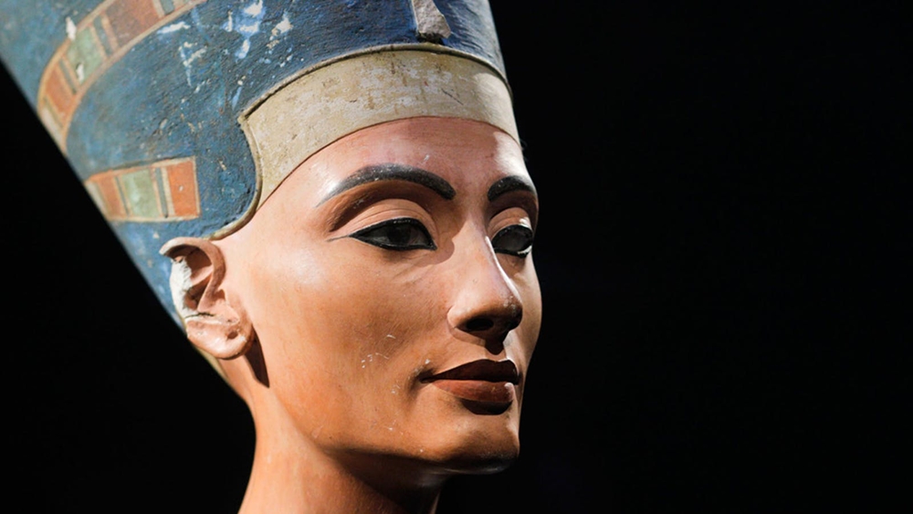 A bust of the Egyptian Queen, Nefertiti