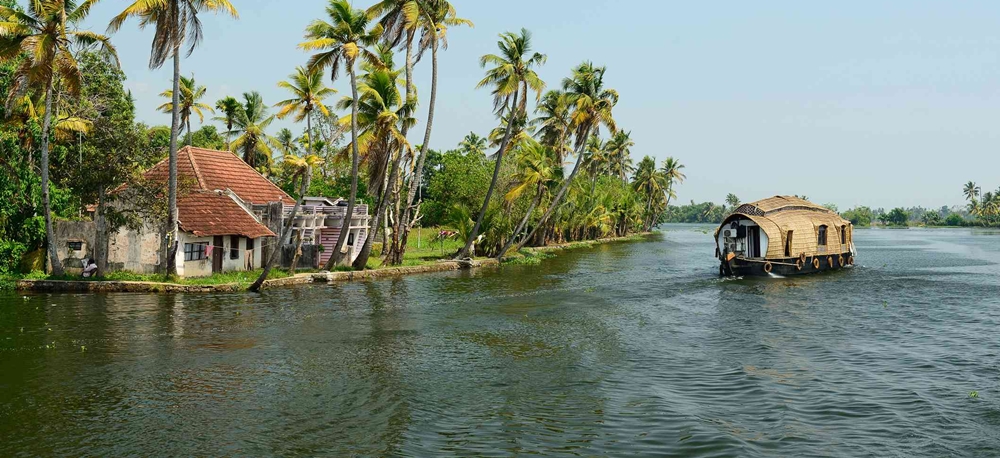 Houseboat in Kerala backwaters