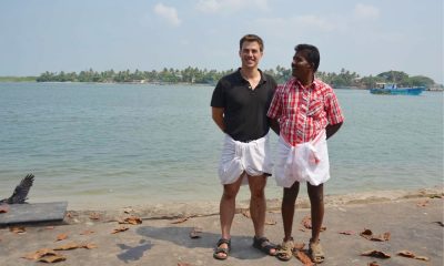 A Malayali with a foreign tourist