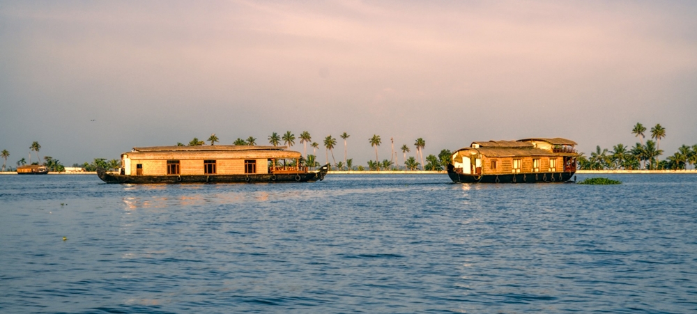 Houseboats in Kumarakom