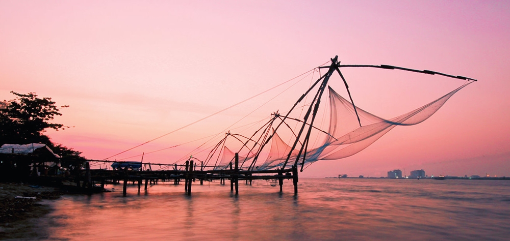 Chinese fishing nets at Cochin