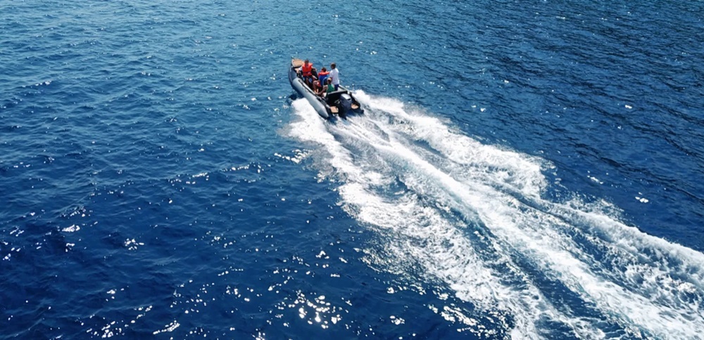 Speed boating in Cochin