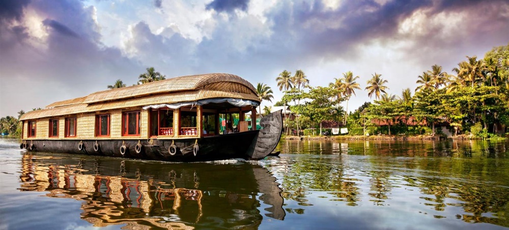 Houseboat in the backwaters