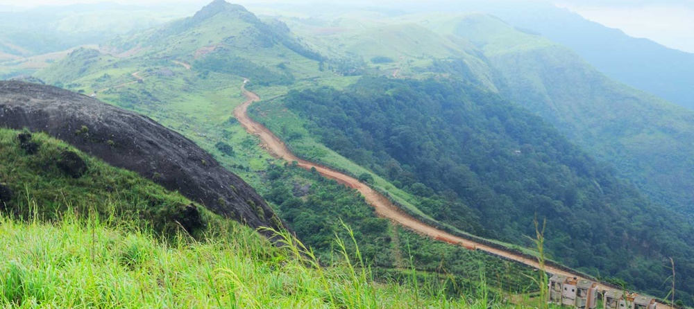 Lush green mountains of Vagamon