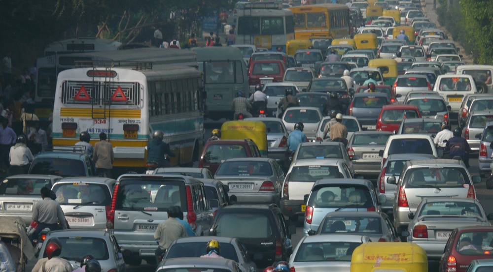 Traffic Jam in India