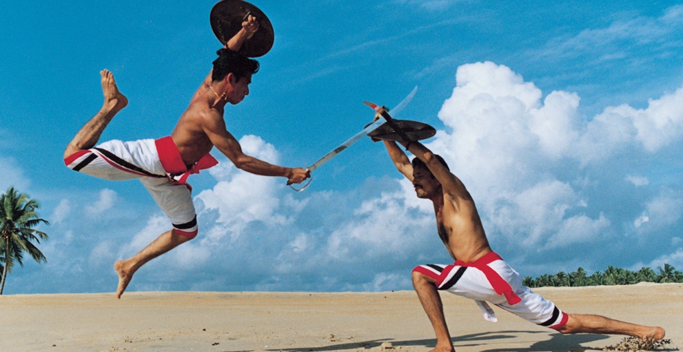 Kalaripayattu in the outdoors