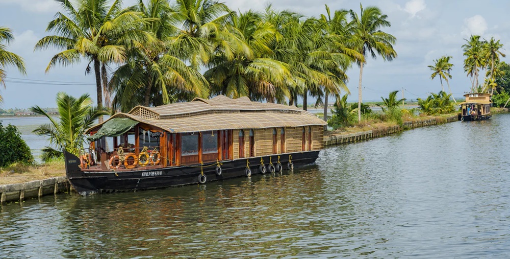 Houseboat in Backwaters