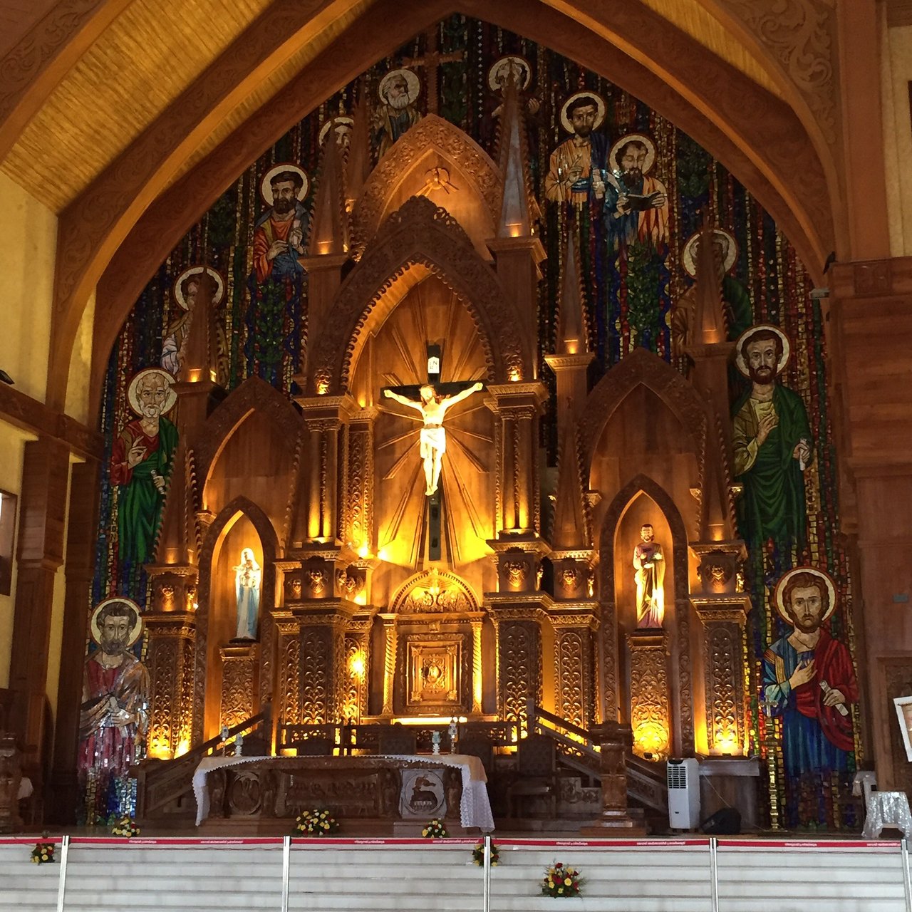 Vettukad Church Interior